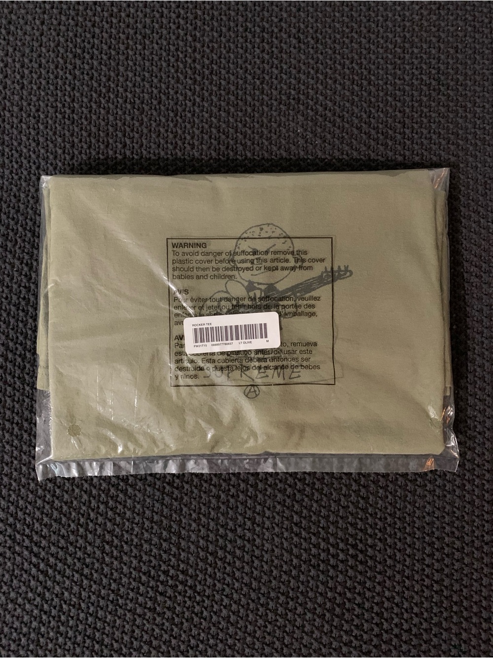 Supreme Rocker Tee FW21 Olive